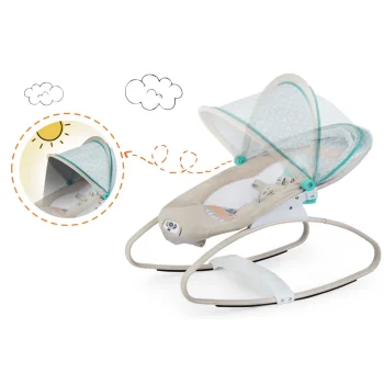 Ricokids Ljuljačka S Vibracijom I Glazbom Siva 3