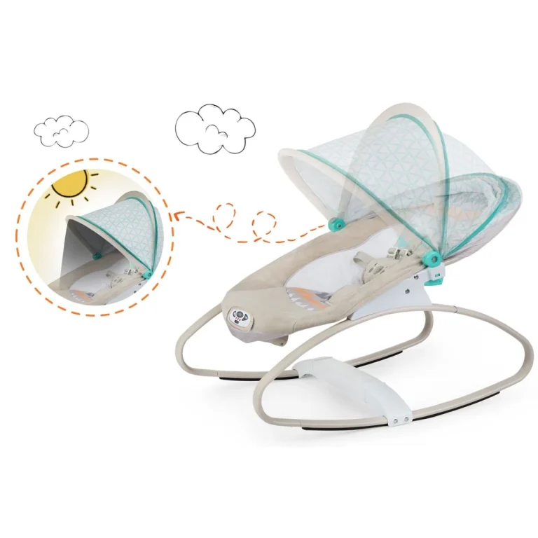 Ricokids Ljuljačka S Vibracijom I Glazbom Siva 3