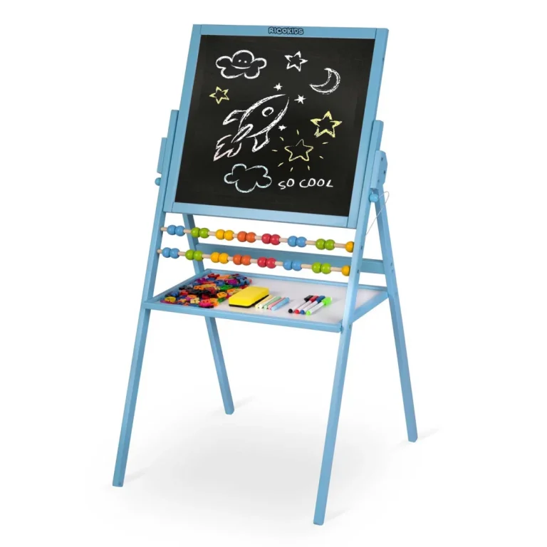 Ricokids Magnetska Rotirajuća Ploča Za Pisanje Kredom Plava 2