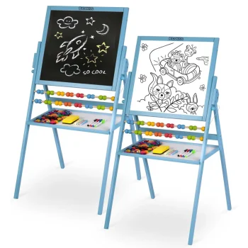 Ricokids Magnetska Rotirajuća Ploča Za Pisanje Kredom Plava 6