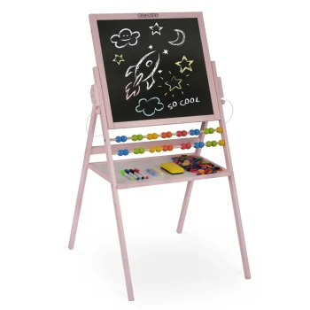Ricokids Magnetska Rotirajuća Ploča Za Pisanje Kredom Ružičasta 3