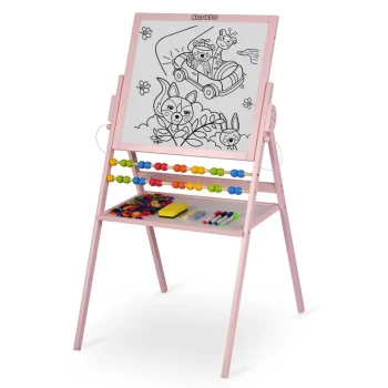 Ricokids Magnetska Rotirajuća Ploča Za Pisanje Kredom Ružičasta 4