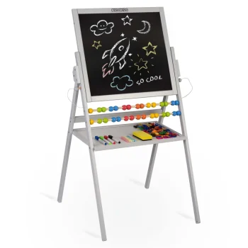 Ricokids Magnetska Rotirajuća Ploča Za Pisanje Kredom Siva 3