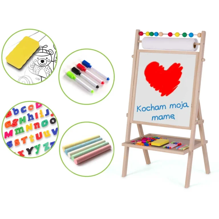 Ricokids Magnetska Rotirajuća Ploča Za Pisanje Kredom 5
