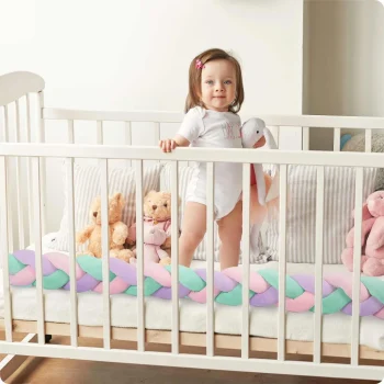 Ricokids Marama Za Dječji Krevetić 3m Mint Roza Ljubičasta 3