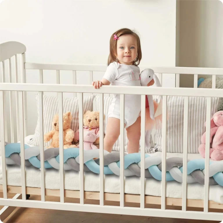 Ricokids Ogrtač Za Dječji Krevetić 2m Plavo Siv 4