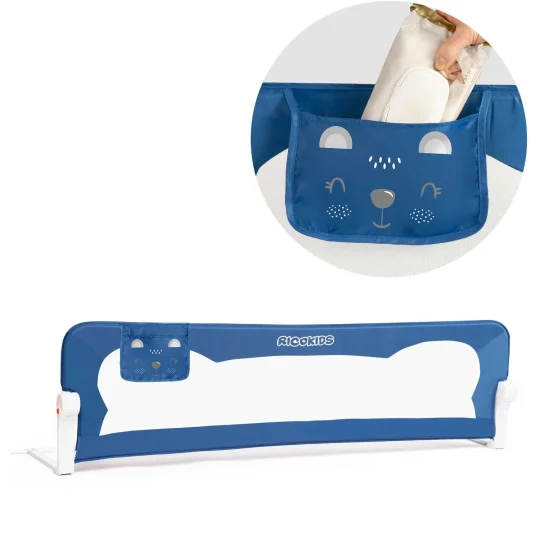 Ricokids Plava Ograda Za Krevet 150x42x35cm 1