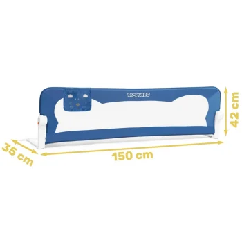 Ricokids Plava Ograda Za Krevet 150x42x35cm 11