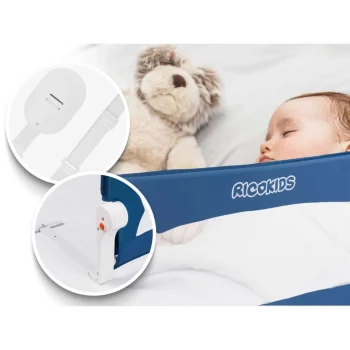 Ricokids Plava Ograda Za Krevet 150x42x35cm 8