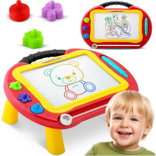 Ricokids Ploča + Stol Za Crtanje Crvena 1