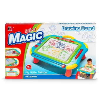 Ricokids Ploča Za šaranje + Stol Za Crtanje Plava 8
