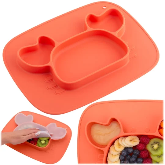 Ricokids Silikonski Tanjur Za Hranjenje Rakova Za Djecu 1