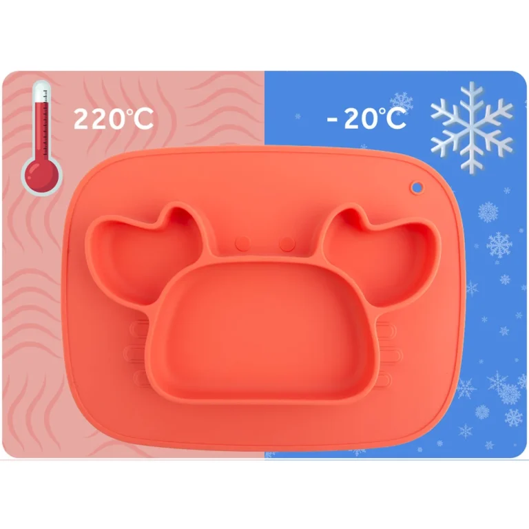 Ricokids Silikonski Tanjur Za Hranjenje Rakova Za Djecu 10