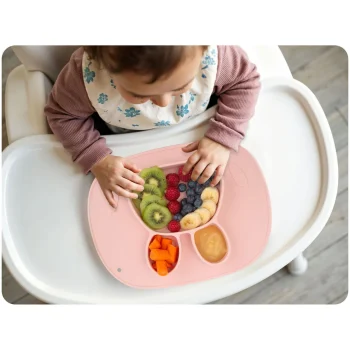 Ricokids Silikonski Tanjur Za Hranjenje Za Djecu U Obliku Zeca 12