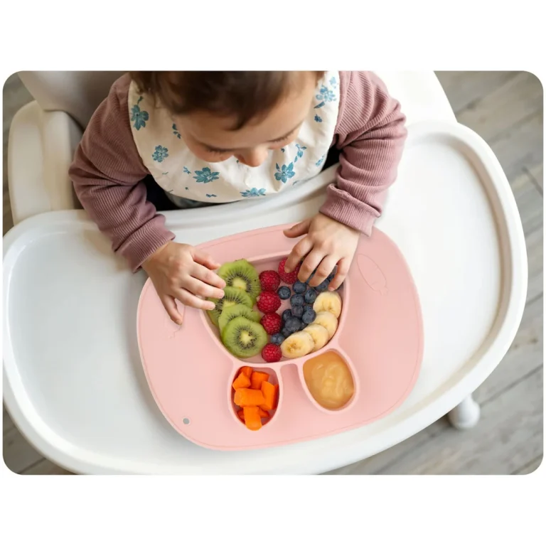 Ricokids Silikonski Tanjur Za Hranjenje Za Djecu U Obliku Zeca 12