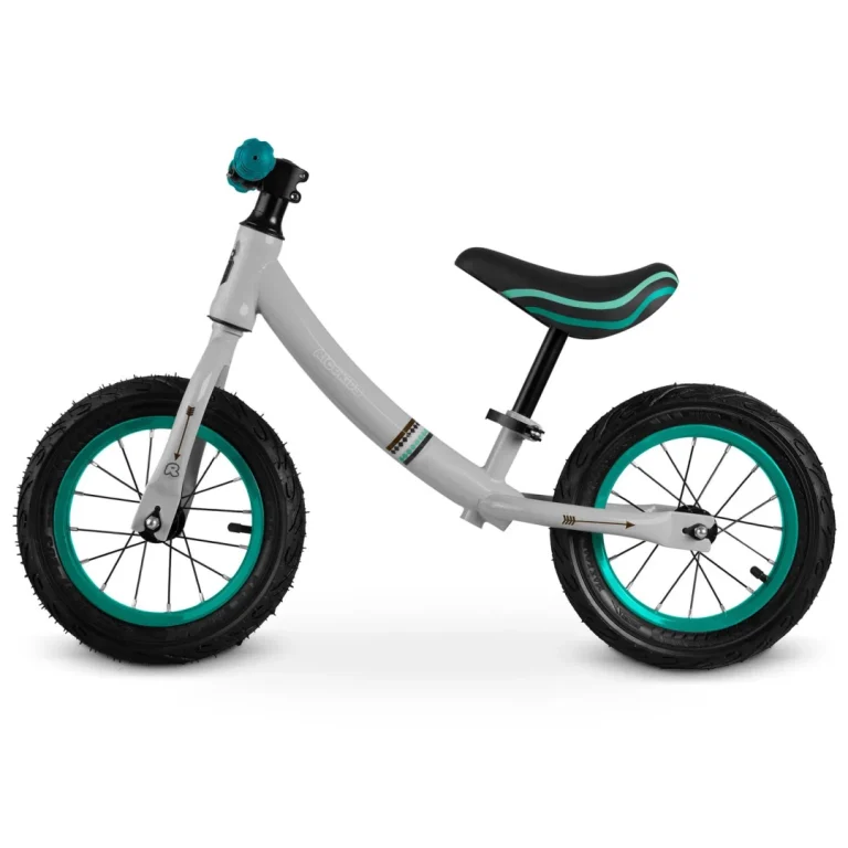 Ricokids Sivo Tirkizni Balansni Bicikl Za Djecu 3