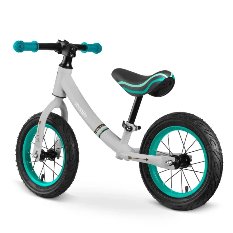 Ricokids Sivo Tirkizni Balansni Bicikl Za Djecu 4