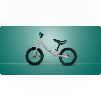Ricokids Sivo Tirkizni Balansni Bicikl Za Djecu 6