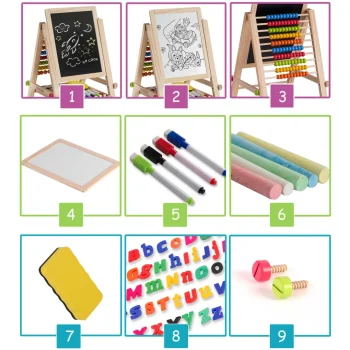 Ricokids Sklopiva Magnetska Ploča Za Pisanje Kredom 7