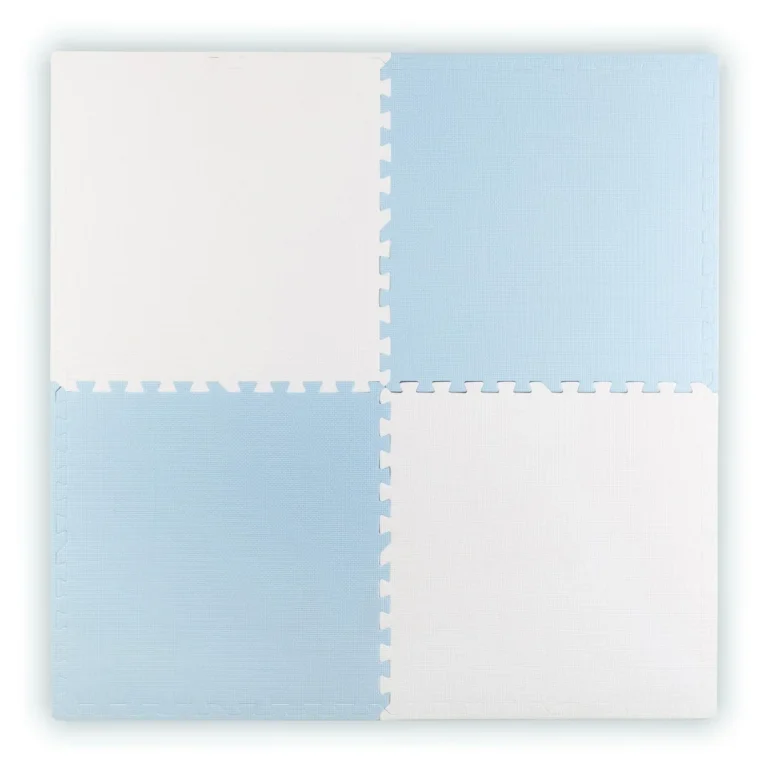 Ricokids Velika Pjenasta Podloga Za Slagalice 60x60 Cm 4 Komada Plavo Bijela 1