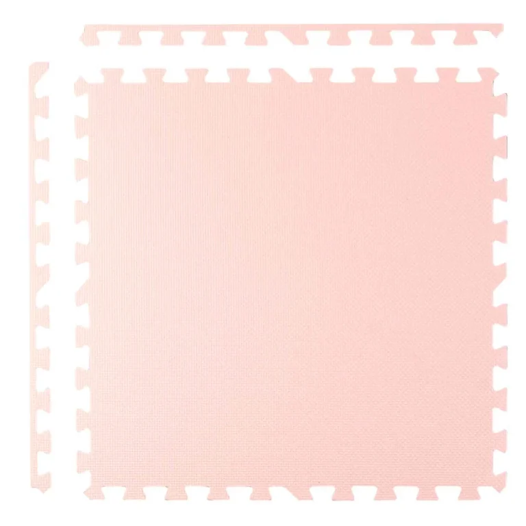 Ricokids Velika Pjenasta Podloga Za Slaganje 60x60 Cm 4 Komada Boje Breskve I Bijele 6