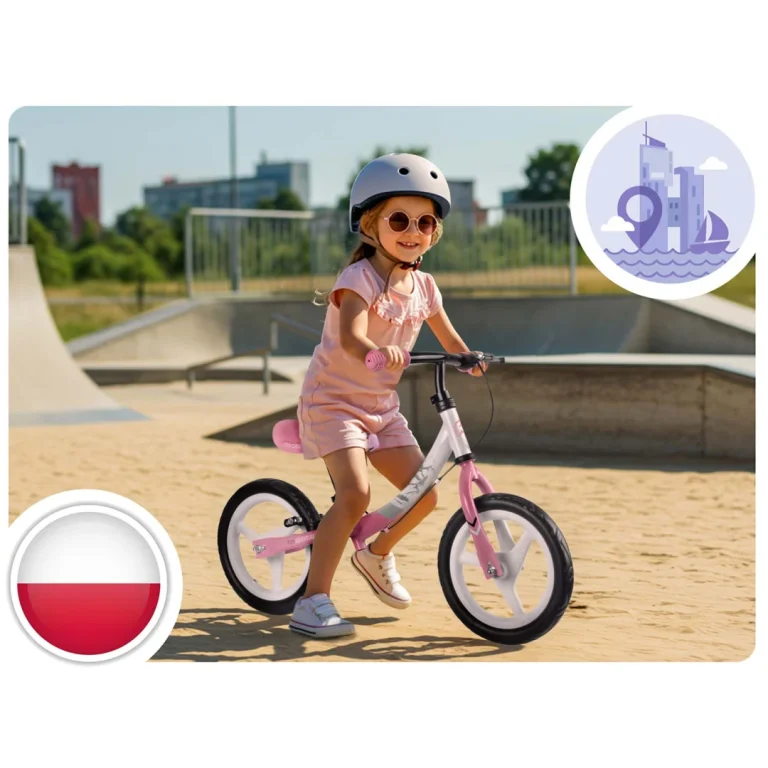 Ricokids Zabavni Avanturistički Bicikl Za Balansiranje Za Djecu, Siva, Var. 760803 9