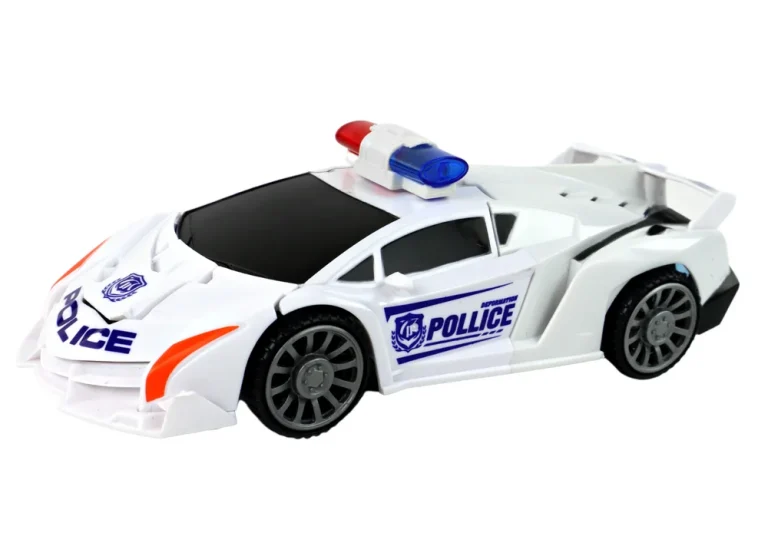 Robot Auto Policija Bijela 2u1 Transformacija 2