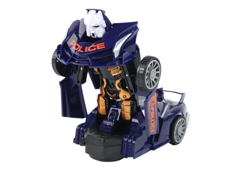 Robot Automobil Policijski Tamnoplavi Transformacija 2u1 2
