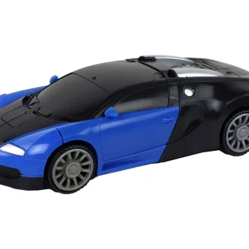 Robot Automobil 2u1 Bugatti Plavi Svjetlosni Efekti 2