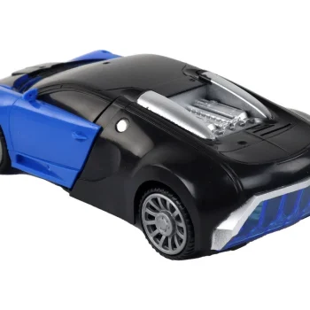 Robot Automobil 2u1 Bugatti Plavi Svjetlosni Efekti 3