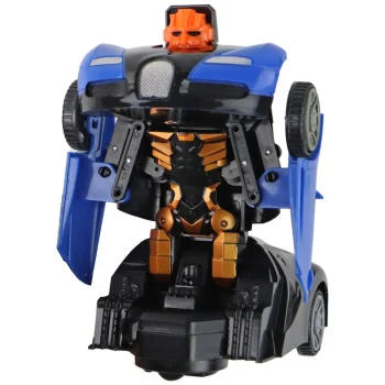 Robot Automobil 2u1 Bugatti Plavi Svjetlosni Efekti 4
