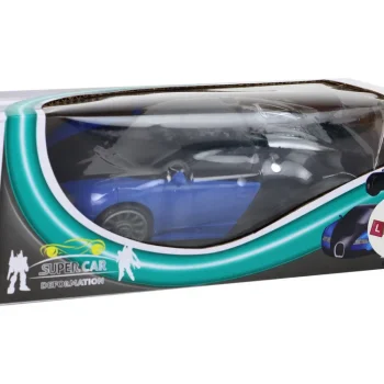 Robot Automobil 2u1 Bugatti Plavi Svjetlosni Efekti 5