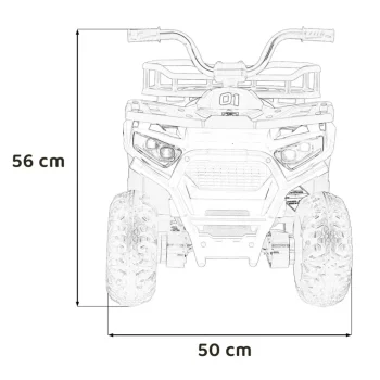 Robust 01 Atv Quad Na Akumulator, Crni 2
