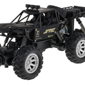 Rock Explorer 4x4 Metalna Gusjenica Za Djecu 8+ Godina Na Daljinsko Upravljanje 1:18 Gumena 6, Crna 4