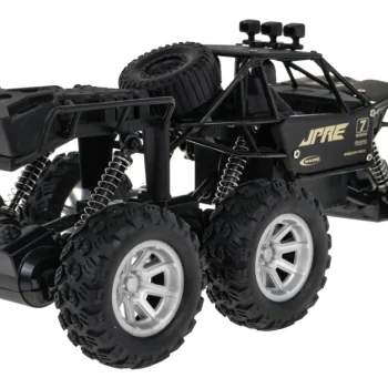 Rock Explorer 4x4 Metalna Gusjenica Za Djecu 8+ Godina Na Daljinsko Upravljanje 1:18 Gumena 6, Crna 6
