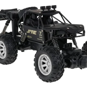 Rock Explorer 4x4 Metalna Gusjenica Za Djecu 8+ Godina Na Daljinsko Upravljanje 1:18 Gumena 6, Crna 7