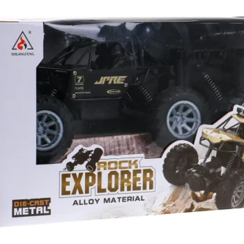 Rock Explorer 4x4 Metalna Gusjenica Za Djecu 8+ Godina Na Daljinsko Upravljanje 1:18 Gumena 6, Crna 8