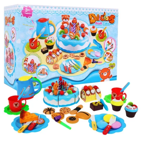 Rođendanski Set Torta Plava 80 Dijelova 3+ 1