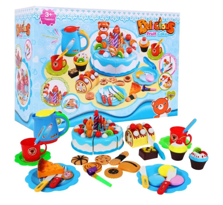 Rođendanski Set Torta Plava 80 Dijelova 3+ 1