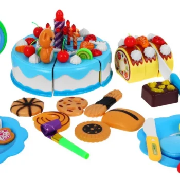 Rođendanski Set Torta Plava 80 Dijelova 3+ 2