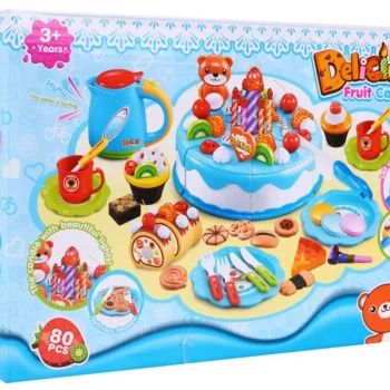 Rođendanski Set Torta Plava 80 Dijelova 3+ 5