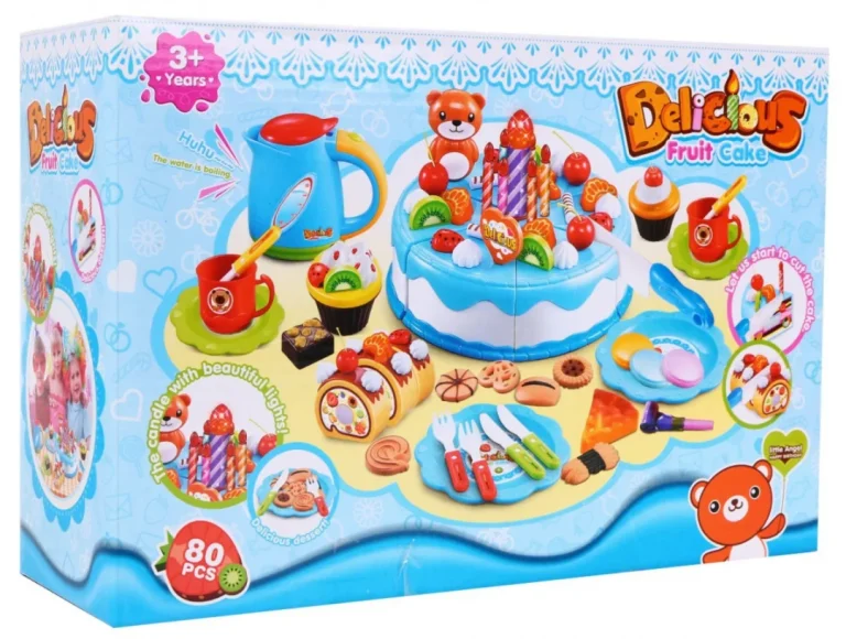 Rođendanski Set Torta Plava 80 Dijelova 3+ 5