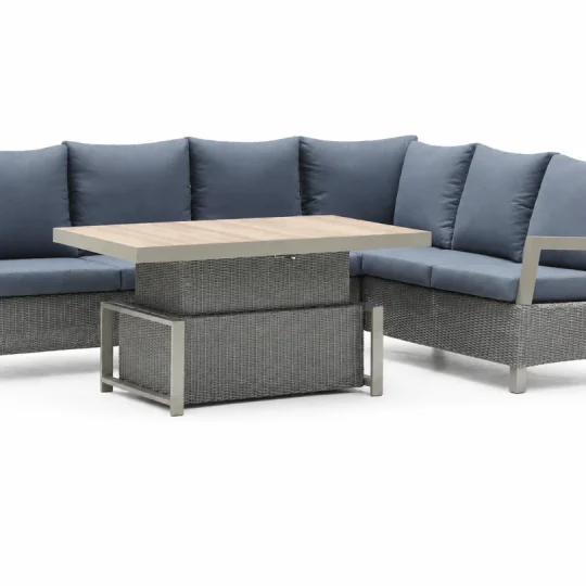 Royal Comfort Tehoratan Vrtni Set Sivi S Kutnom Sofom 1