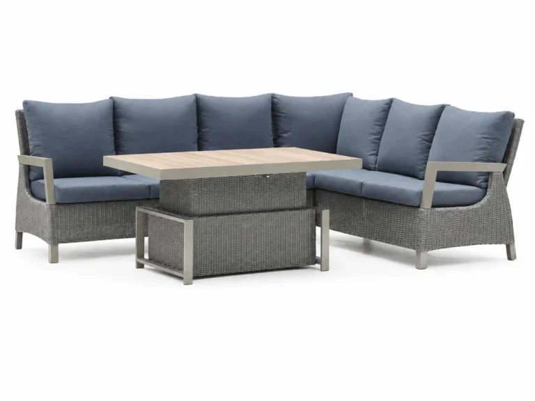 Royal Comfort Tehoratan Vrtni Set Sivi S Kutnom Sofom 1