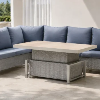 Royal Comfort Tehoratan Vrtni Set Sivi S Kutnom Sofom 11