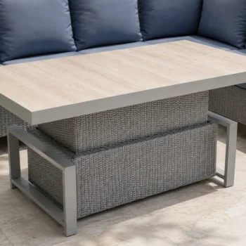 Royal Comfort Tehoratan Vrtni Set Sivi S Kutnom Sofom 12