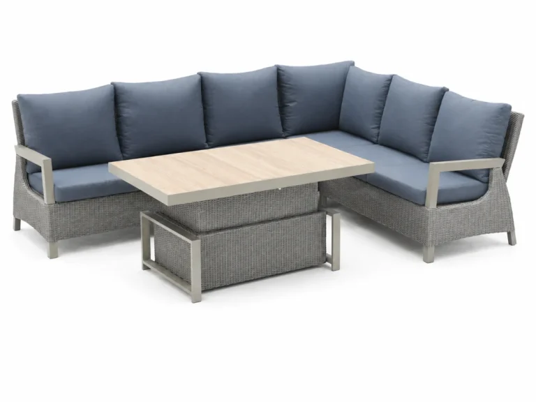 Royal Comfort Tehoratan Vrtni Set Sivi S Kutnom Sofom 2