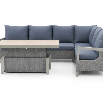Royal Comfort Tehoratan Vrtni Set Sivi S Kutnom Sofom 3