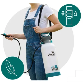 Ručni Prskalica Pod Tlakom 8l Plonos Pl 606, Siva, Var. 460601 13