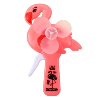 Ručni Ventilator Flamingo, Ružičasti, 16 × 10 × 4 Cm 2